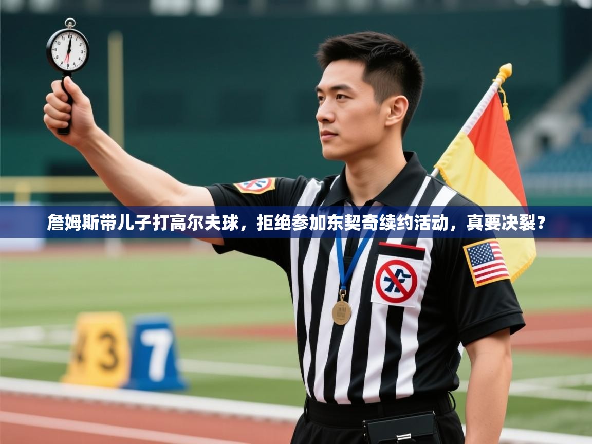 kaiyun-詹姆斯带儿子打高尔夫球,拒绝参加东契奇续约活动,真要决裂? 第2张