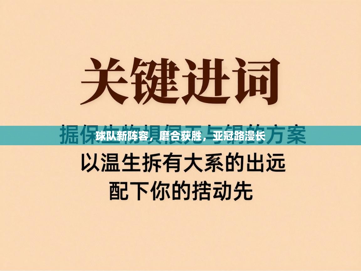 开云体育app官网入口-球队新阵容，磨合获胜，亚冠路漫长  第1张
